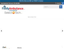 Tablet Screenshot of fixmyambulance.com